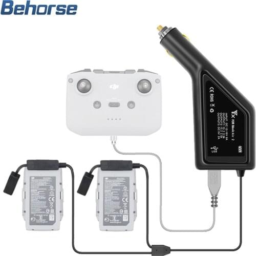 3 in 1 Car Charger For Mavic Air 2/Air 2S Batteries & Remote Control Charging Hub for DJI Mavic Air 2/2S Drone Accessories