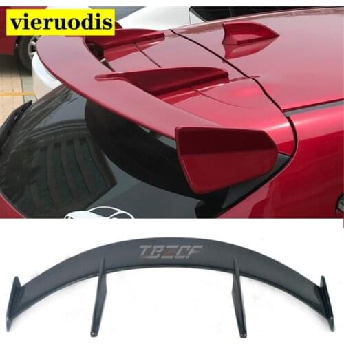 For real carbon fiber Roof Spoiler MAZDA CX-5 2012-2019 Rear window car spoiler wing tail CX5 CX4 KC style rear wing Auto parts