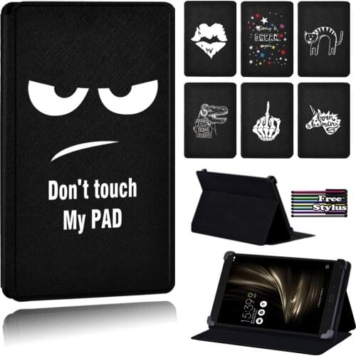 Simple White Picture Tablet Case for Asus ZenPad 3S 10 Z500M 9.7/C 7.0(Z170C/170CG/170MG)/ZenPad(7.0/8.0/10)/S 8.0(Z580/580CA)