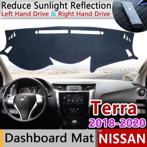 For Nissan Terra 2018 2019 2020 Anti-Slip Mat Dashboard Cover Pad Sunshade Dashmat Protect Anti-UV Carpet Dash Car Accessories