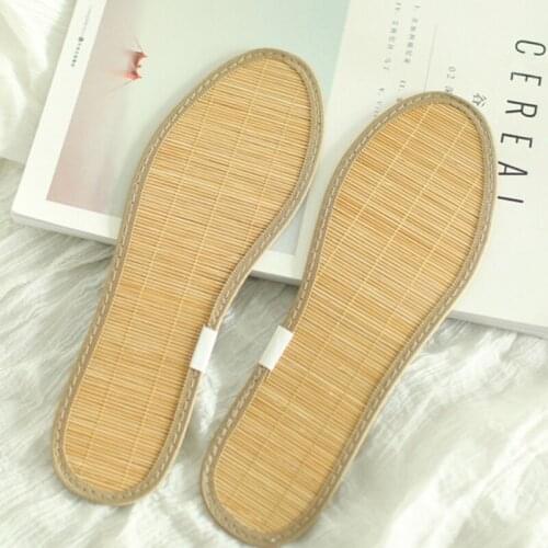 Breathable Absorb Sweat Arch Slow Pressure Pad Bamboo filament insoles