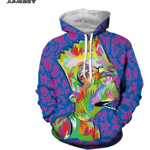 Jumeast Brand Men Women 3D Printed Sweatshirt Cartoon Anime Hippie art Long Sleeve Cap Hoody Sport Pullover Hoodies
