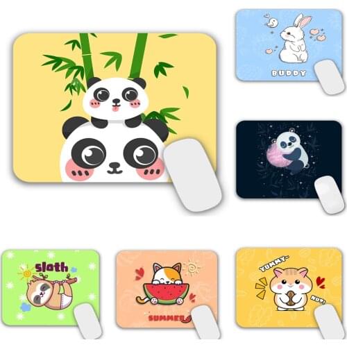 Mouse Pad Cute Animal Picture Anti-Slip Laptop PC Mice Pad Mat Mouse pads For Optical Laser Mouse Gamer Mousepad