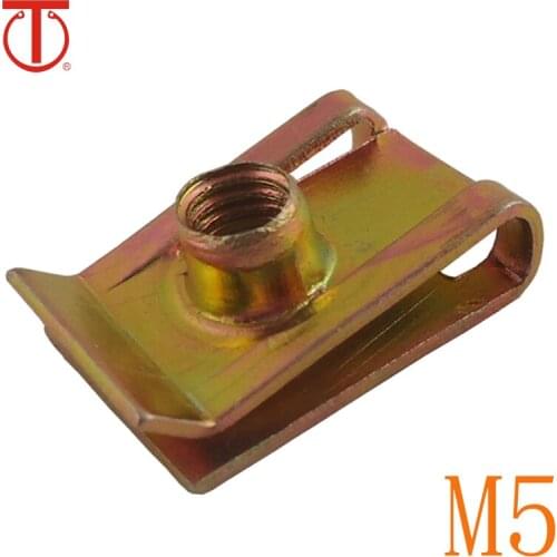 M5) Spring nut (u type Nuts) Steel Spring Nuts / 100 pieces/lot