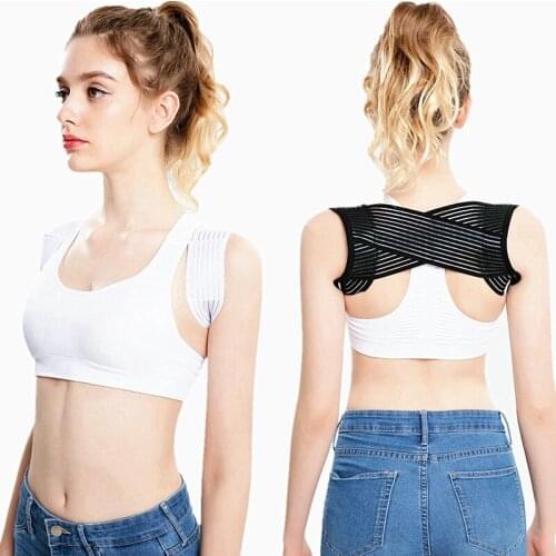 Medical Adjustable Clavicle Posture Corrector Men Woemen Upper Back Brace Shoulder Lumbar Support Belt Corset Posture Correction