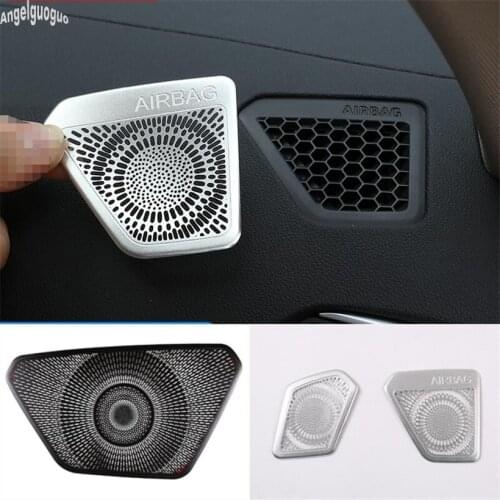 Metal For BMW 3 series G20 G28 2019-21 Accessories Car Dashboard Horn A Column Loudspeaker Decoration Cover Trim car-styling LHD