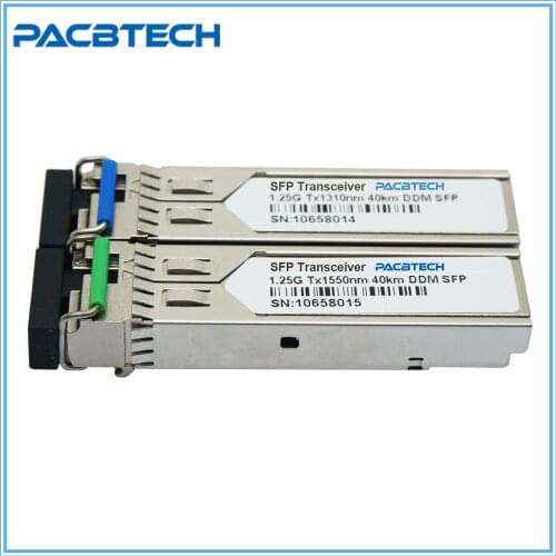 2pcs SC SFP Module Gigabit DDM BIDI mini gbic 1000Mbps fiber tranceiver sfp module Compatible with Mikrotik Cisco Switch