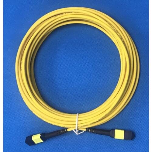MPO(F) to MPO(F) SM OS2 24F 3.8mm OFNP Trunk Cable 24 Core MTP-MTP Optical Fibre Cable Patchcord MPO-MPO Jumper