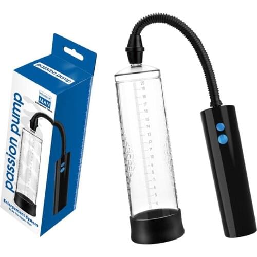 Mens Electric Vacuum Pump Cure Erectile dysfunction 20cm Electric Penis Pump Rechargeable Dick Enlarger Pump for Man