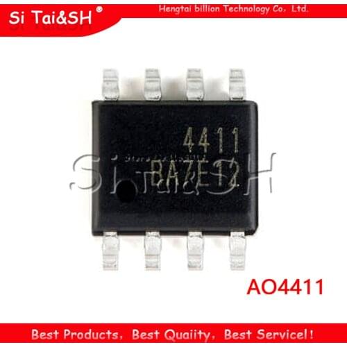 10pcs/lot AO4411 P 30V 8AW SOP-8 offen use laptop p 100% new original