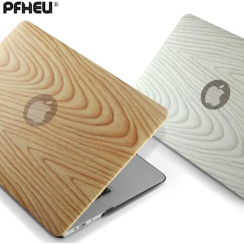 PFHEU New PU Leather Laptop Cases for Macbook Air Pro Retina 11 13 15 inch with Touch Bar 13.3 15.4 + Keyboard Cover