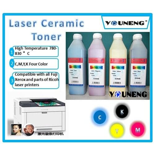 Compatible laser ceramic toner for Xerox laser printers and Ricoh printers