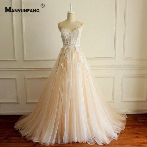 Elegant Spaghetti Straps Sleeveless Bridal Ball Gown Luxury Sweetheart Neck Court Train Lace Up Back Wedding Dress 2021 Hot Sale