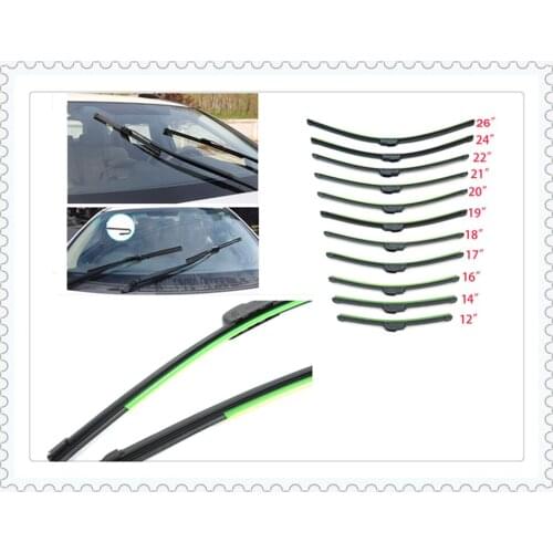 Universal car U-shaped soft frameless auto windshield wiper blade inch for Opel Astra g/gtc/j/h Corsa Antara Meriva Zafira