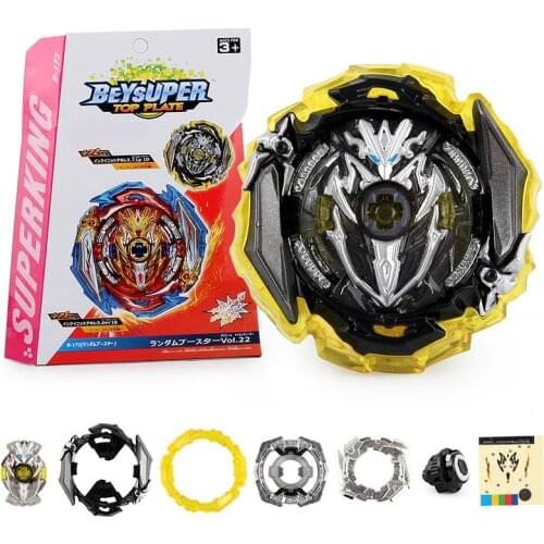 Toupie Beyblades Burst Metal Fusion GT B173-02 with Two-way Pull Wire Launcher Spinning Toys for Children