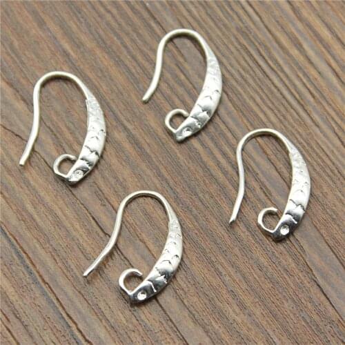 WYSIWYG 10pcs 3 Colors 16x9mm Earrings Hooks Earring Findings For DIY Earring Making Accessories Copper Material