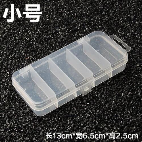 10pcs Fishing Tackle Boxes Fixable 5 Compartment Plastic Storage Box Case Holder Fish Lure Bait Hooks Tackle