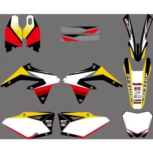 0148 NEW TEAM DECALS STICKERS GraphicS For Suzuki RMZ450 RMZ 450 2008 2009 2010 2011 2012 RM-Z 450