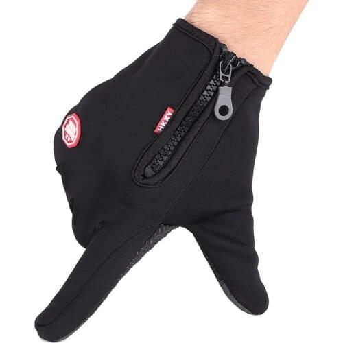 1 Pair Full Finger Touch Screen Motorcycle Winter Warm Ski Gloves Waterproof Windproof Pair of Touch Screen Gloves riding skiing