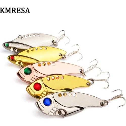 1Pcs 6cm 11g Metal VIB Lures Vivid Vibratory Wobbler Spoon Lure Fishing Bait Bass Artificial Hard Bait Cicada Lure VIB Bait