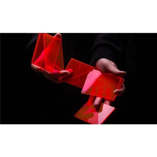 Pieces of Cardistry 7 Pcs/bag Colorful blocks Practice flower cut Playing Card Magic Prop Magia Tricks Magician Loves Poker