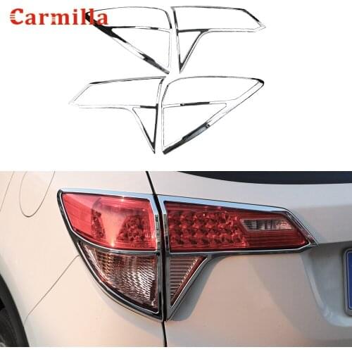 ABS Chrome Car Rear Lights Cover Fit For Honda Vezel HR-V HRV HR V 2014 2015 2016 2017 2018 2019 Back Light Trim Sticker