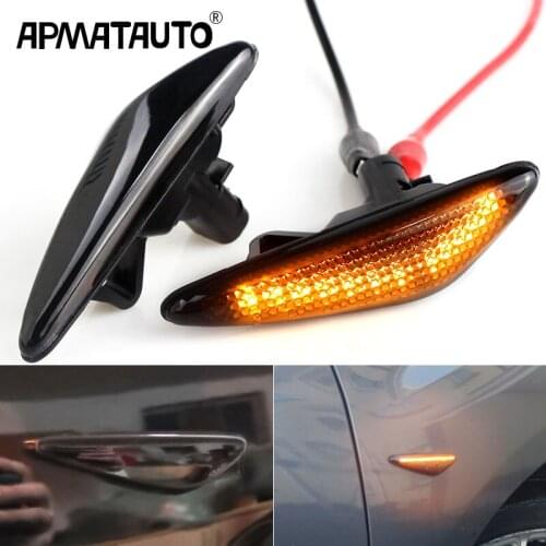 2x Canbus LED Car Dynamic Side Marker Blinker Light Signal Lamp Turn Signal Light For Mazda 6 Atenza GH 2008 2009 2010 2011 2012