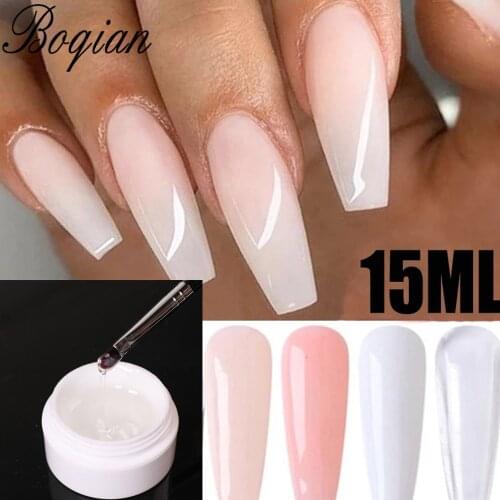 BQAN Acrylic Gel For Nail Extension Tips Quick Building UV Builder Gel Repair Broken Finger Prolong Form Manicure Tools
