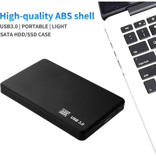 HDD Case USB2.0 3.0 Enclosure Case 2.5 Inch SATA SSD HDD Mobile Box 480M/5Gbps External Mobile Box Hard Disk Adapter Support 3TB