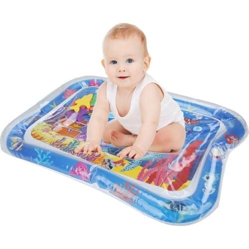 Kids Children Cartoon Whale Marine Animal Inflatable Interactive Water Play Mat