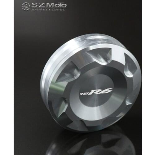 For YAMAHA YZFR6 YZF R6 YZF-R6 2000-2017 2016 2015 Motorcycle Accessories Front Brake Master Cylinder Fluid Reservoir Cover CNC