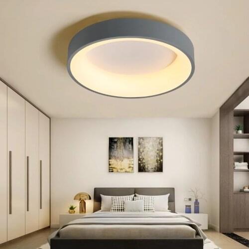 Classic Ceiling lamp Modern led Ceiling Lights for living Room Bedroom Study Room Corridor Grey or White Color Lighting Lights