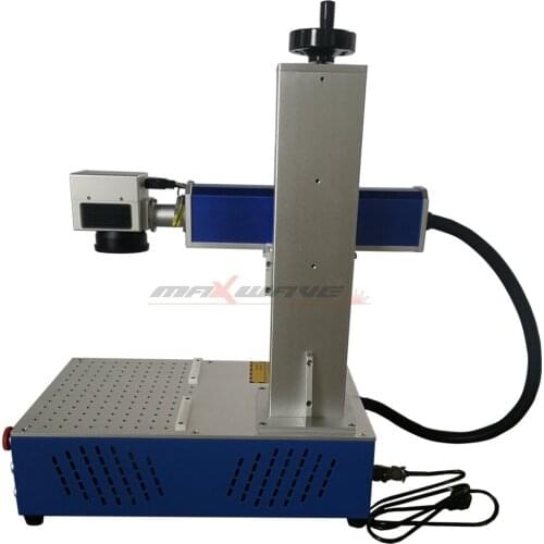 Small Size Integrated Design Fiber Laser Marking Engraving Machine 20w 30w 50w