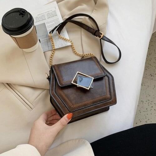 Fashion Chain Bag 2021 Winter New Small Bag Lady Shoulder Bag Casual Messenger Bag Mini Mobile Phone Bag Lady Bag