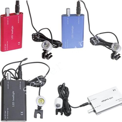 Headlight for Dental Binocular Loupes Glasses For daily procedures Portable LED Head Lamp 4 Color New