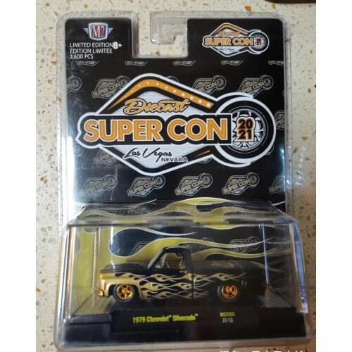 NEW M2 machines 1/64 1979 chevrolet silverado SUPER CON 2021 limited 3600 Collection Metal Die-cast Simulation Model Cars Toys