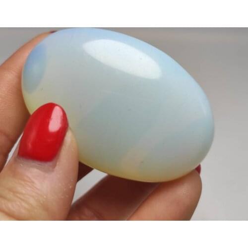 Opal palm stones naturales mineral crystals massage gemstones quartz reiki healing cristal