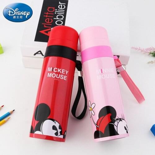 Genuine Sale Disney 2021 New Vacuum Thermos cup Personality Creative Portable Cup Children Baby Learning Cup Stainless Steel Cup