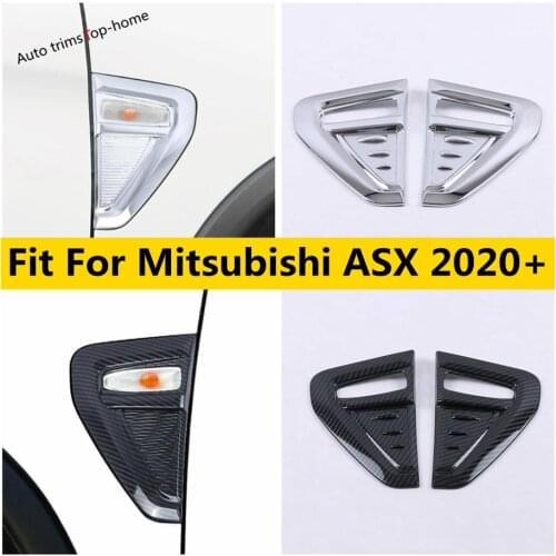 For Mitsubishi ASX 2020 2021 Car Turn signal Lights Turning Lamps Frame / Body AC Air Flow Vent Fender Cover Trim Accessories