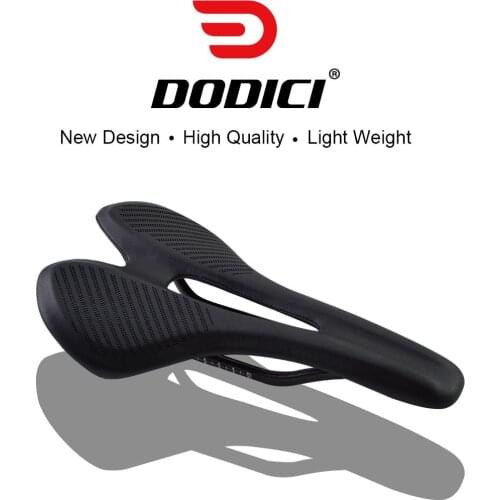 DODICI Carbon fiber saddle bicycle seat carbon bow cushion ultra-light hollow Road bike MTB all-inclusive fiber leather cushion