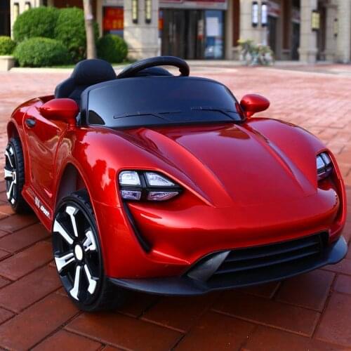 Special price Childrens four-wheel electric vehicle with remote control Kids rechargeable baby car kids toy car can sit