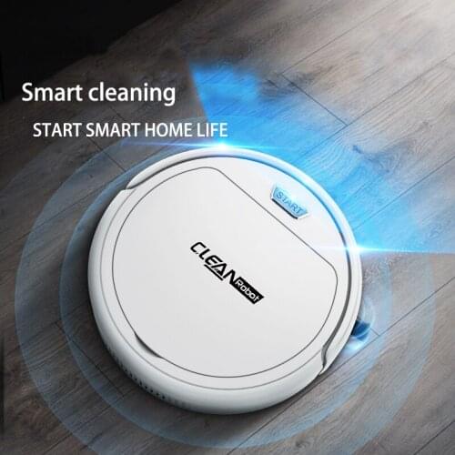 Household Mopping Sweeper Wet and Dry USB Charging Intelligent Mops Humidifying Vacuum Cleaner Electric Sweeper Black