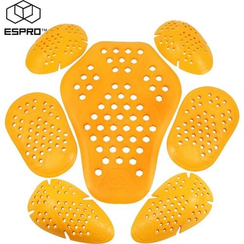 Universal Motorcycle Jacket Protective Pads Racing Back Protector Jacket Insert Armor Built-in Protective Gear Riding Equipment