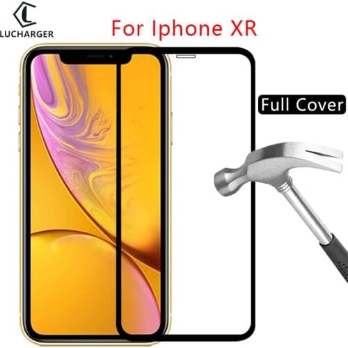 Protective glass for iphone xr tempered glas screen protector on i phone x r rx iphonexr 6.1 aphone aiphone ifone iphon film 3d