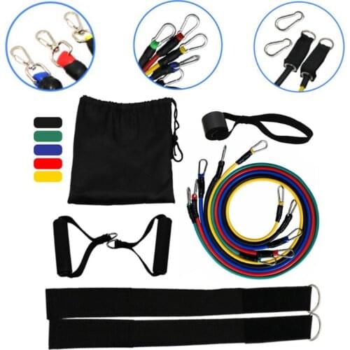 1Set Multifunction Exercise Resistance Bands Yoga Pilates Fitness Tube Pull Rope