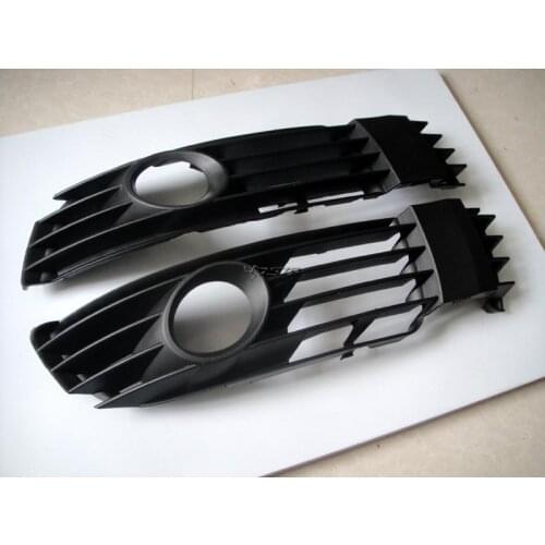 1Pair Car Grill Sticker Lower Front Bumper Fog Lights Racing Grills Grille L&R For VW / Passat B5.5 2001-2005 Z2ADA008