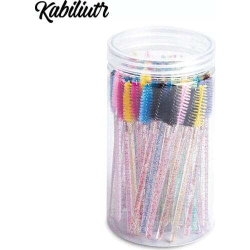 100pcs Disposable Mascara Brushes Wands Eyelash Brush Makeup Applicators Kits for Eyelash Extensions and Mascara Use Cosmetic