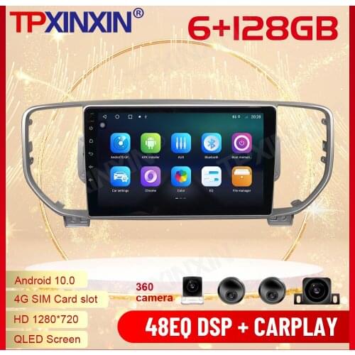 2 Din Carplay Android Radio Receiver Multimedia For Kia Smart Run Sportage KX5 2015 2016 2017 2018 GPS Navi Auto Video Head Unit