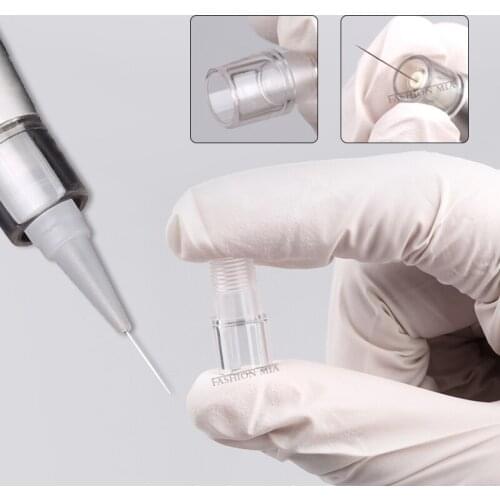 5/10/20Pcs Tattoo Pen Crystal Head Permanent Makeup Machine Pen Nozzle Tip Tattoo Accessories Suitable For 35000 Machine