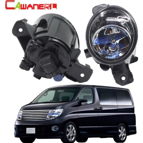 Cawanerl 2 Pieces 100W H11 Car Accessories Fog Light Daytime Running Lamp DRL Halogen Bulb 12V For Nissan Elgrand 2002